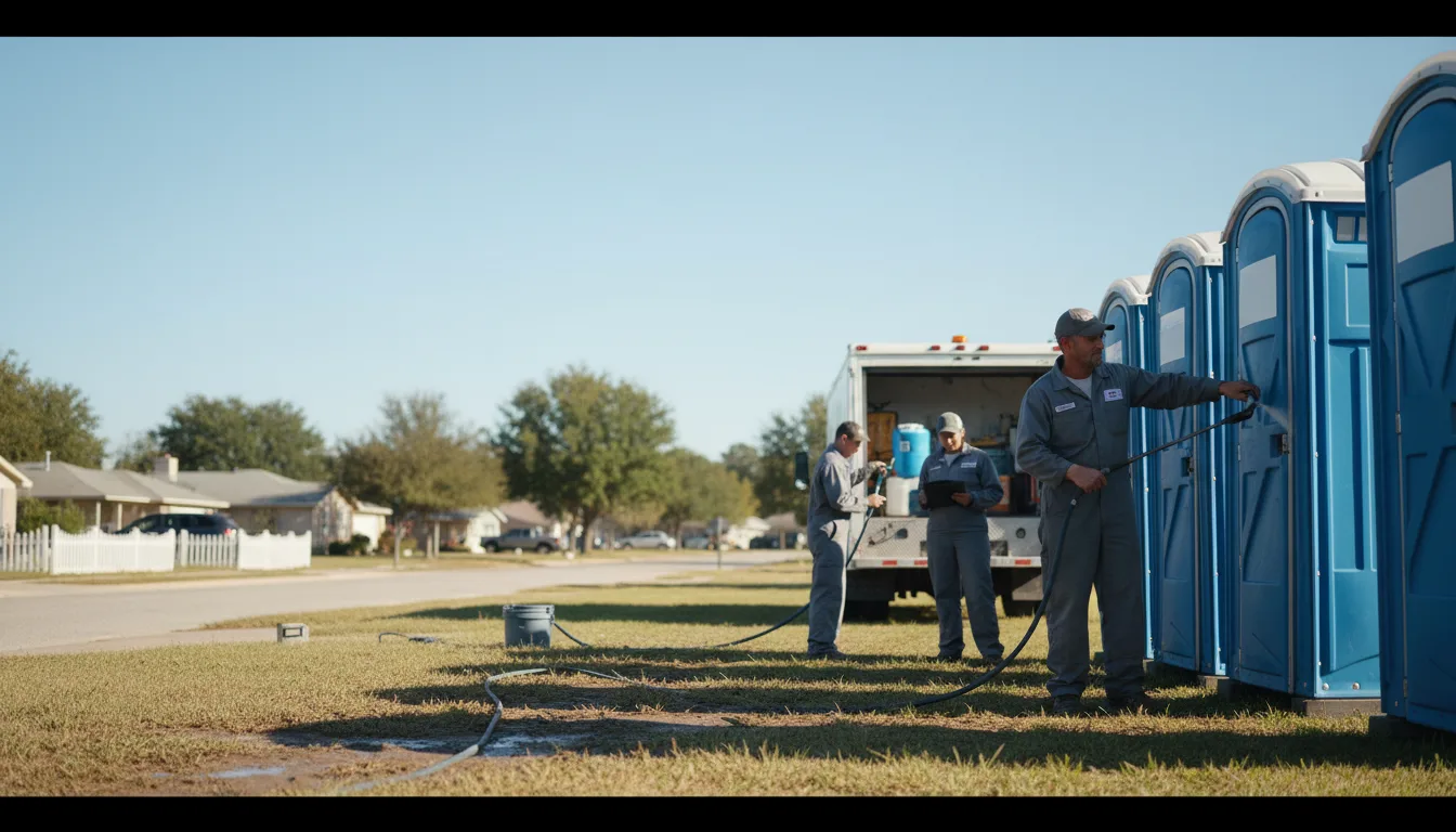 Long-Term Portable Toilet Rental in Crowder, MS near me